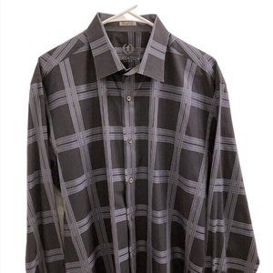 BUGATCHI UOMO MENS SHIRT SZ XL LG SLEEVES 100% Cotton